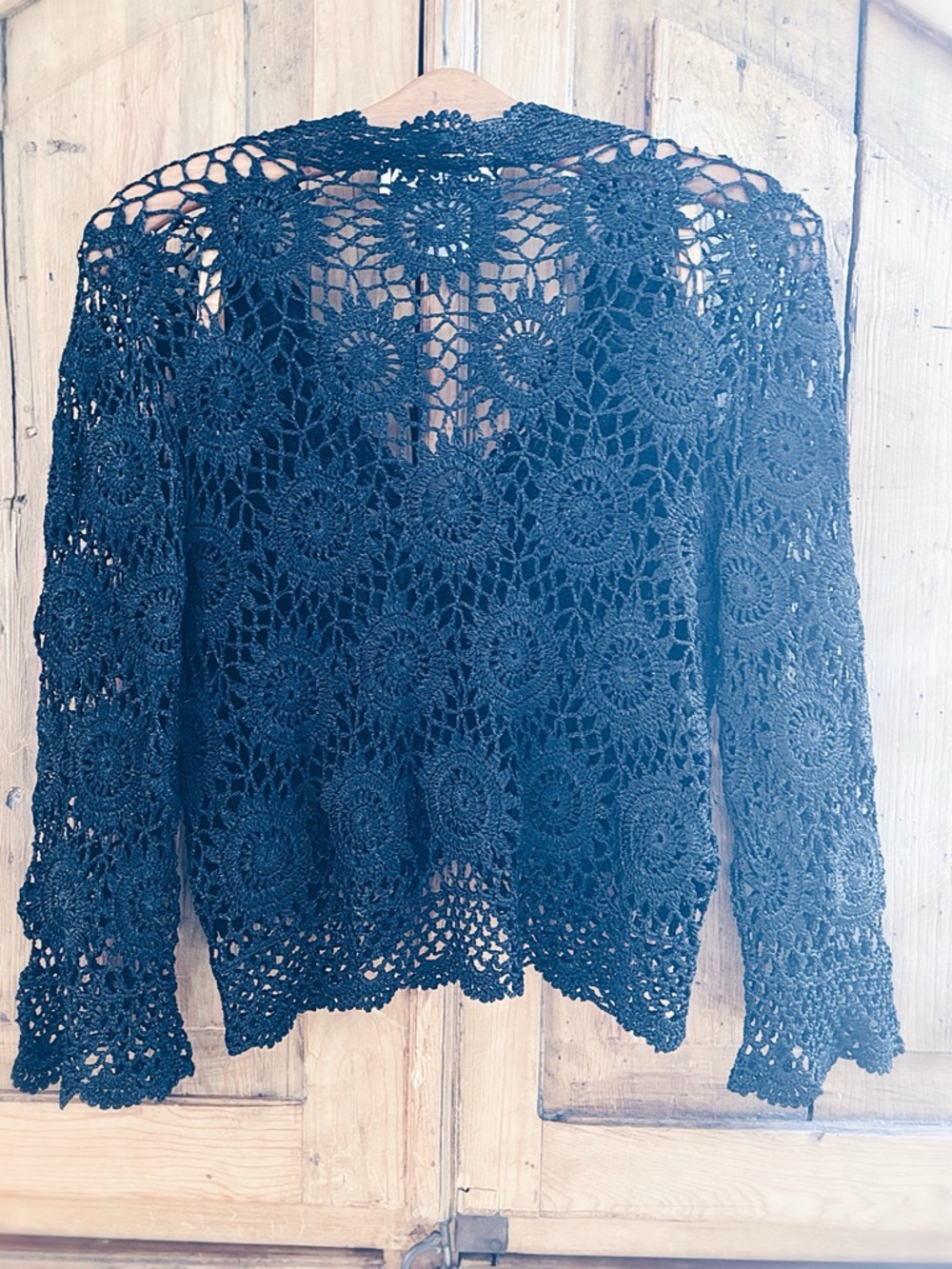 Reversible Vintage Joseph A. Crochet Jacket | Hand-Selected Vintage Button  OOAK - Picture 13 of 14